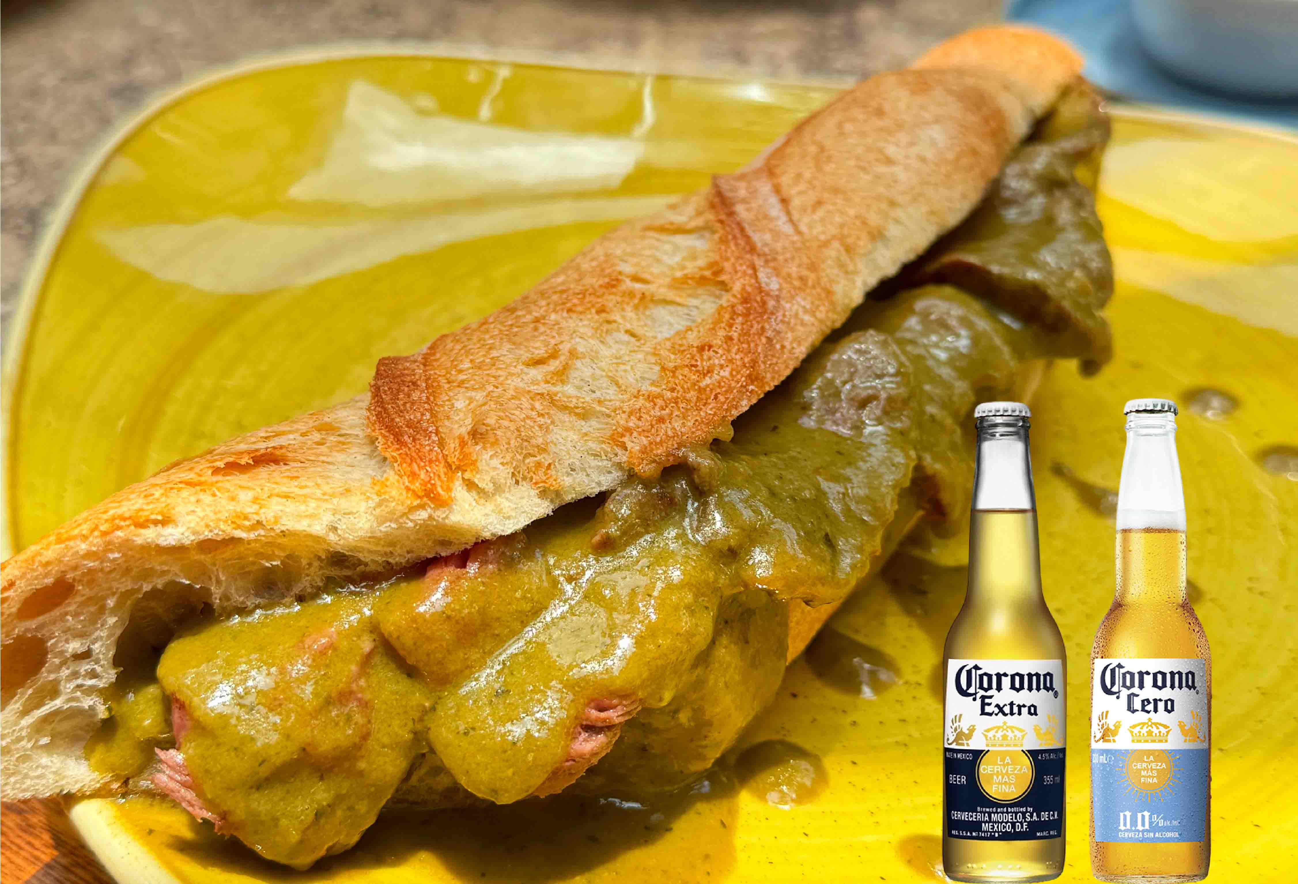 ¡kombo-•-baguette-l-entrecote-x-corona